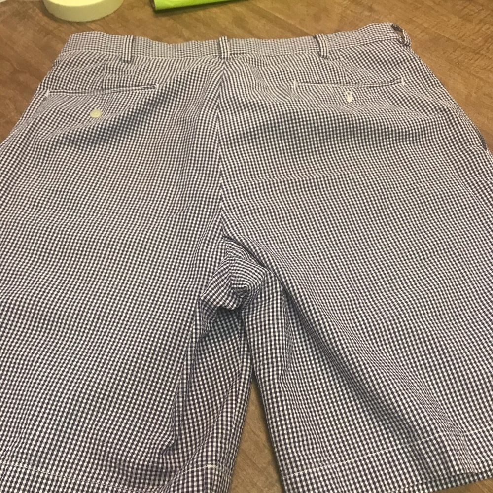 Ralph Lauren polo golf purple gingham shorts - Picture 2 of 4